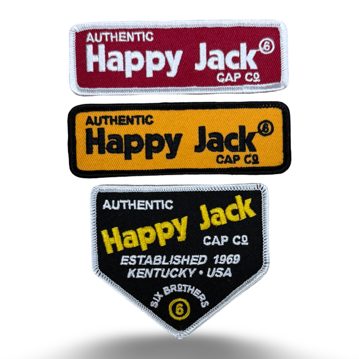 Happy Jack Patch Set — 3 Pack